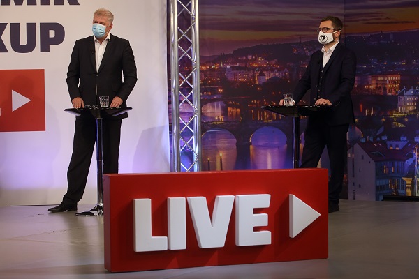Hosté pořadu Jaromír Soukup Live. 