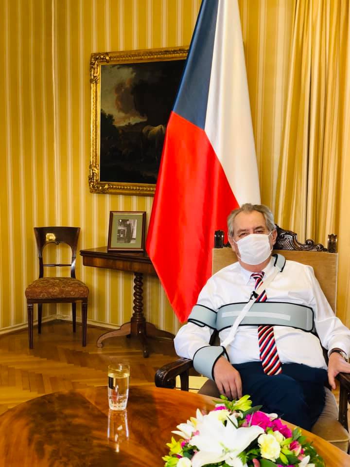 Prezident České republiky Miloš Zeman.