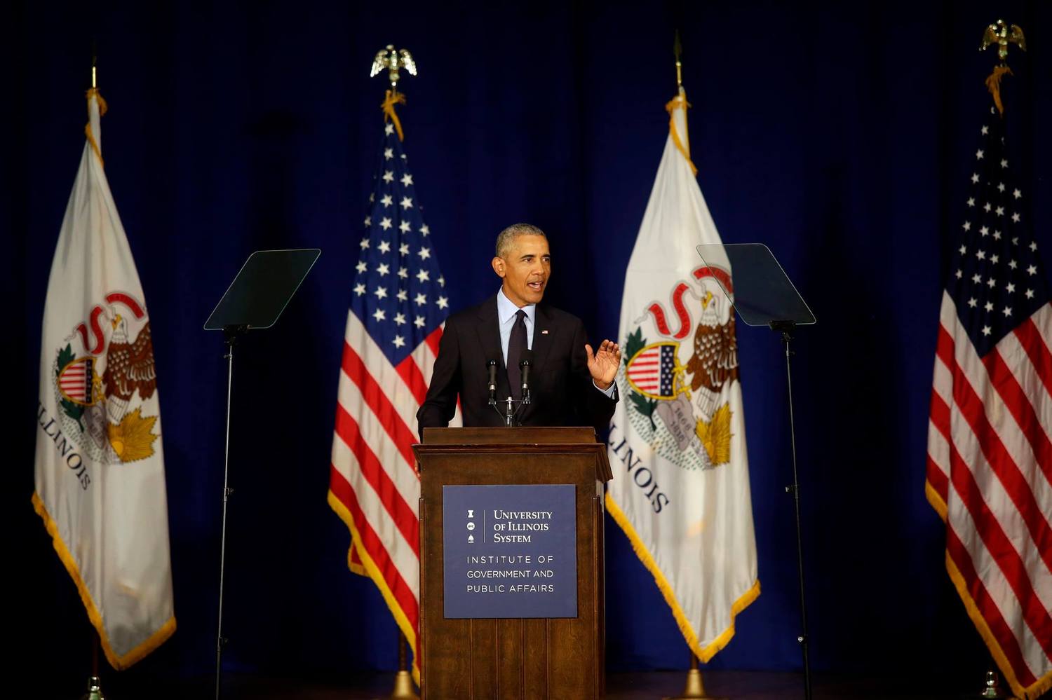 Bývalý šéf Bílého domu Barack Obama.