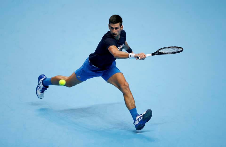Světová jednička Novak Djokovič.