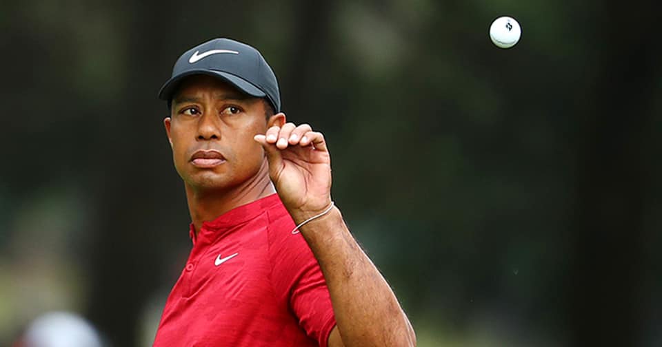 Golfista Tiger Woods.