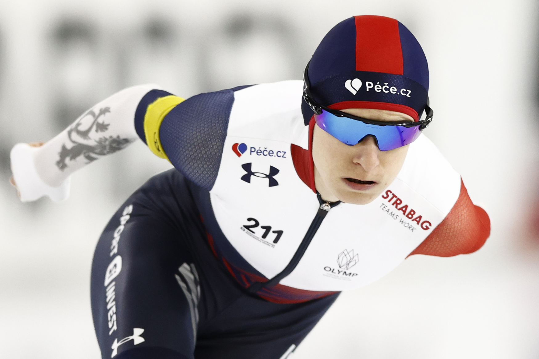 Česká rychlobruslařka Martina Sáblíková.