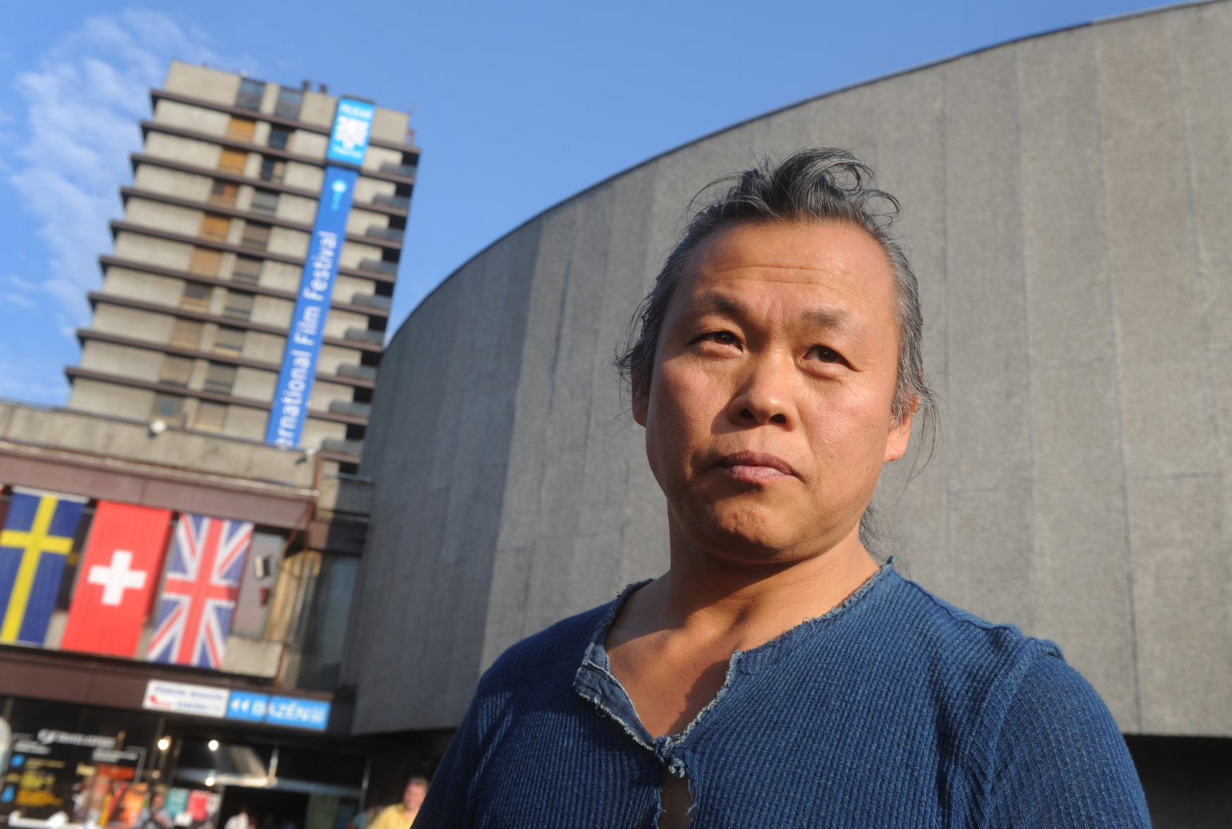 Jihokorejský režisér Kim Ki-duk při návštěvě Karlových Varů.