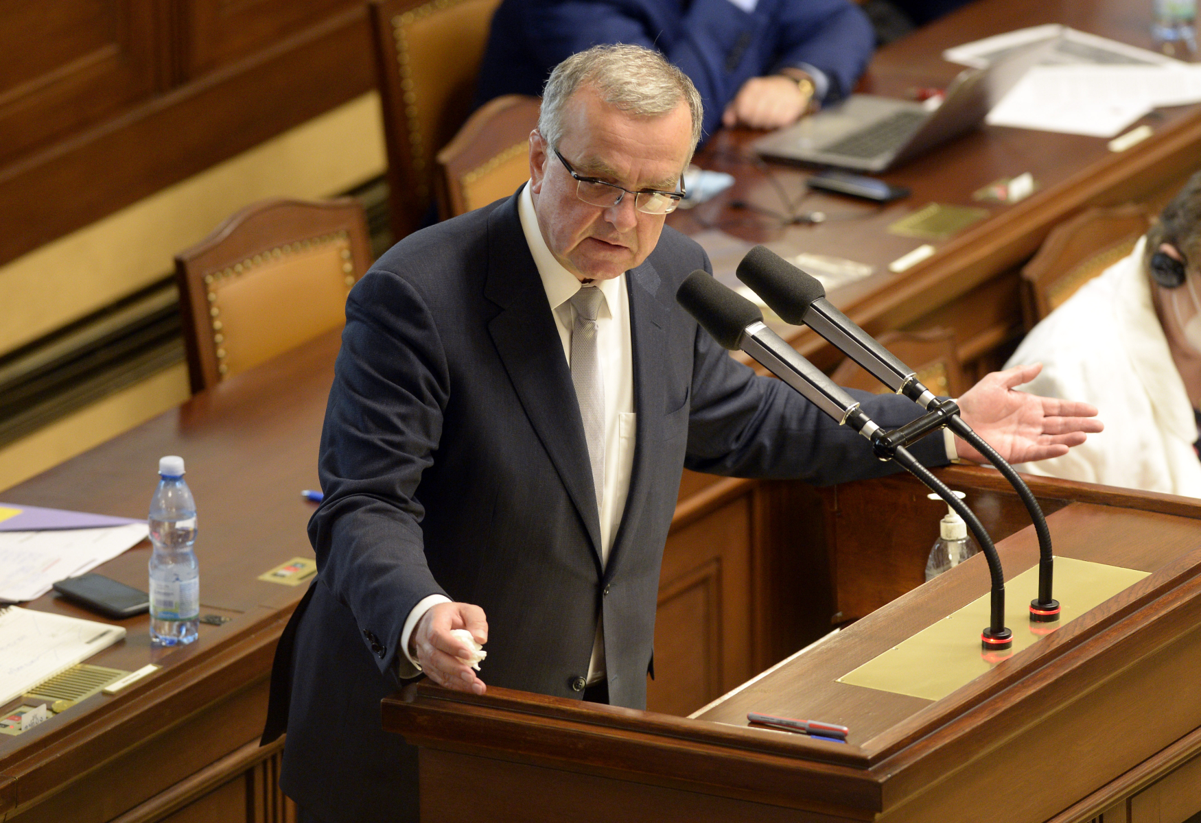 Poslanec za TOP 09 Miroslav Kalousek.