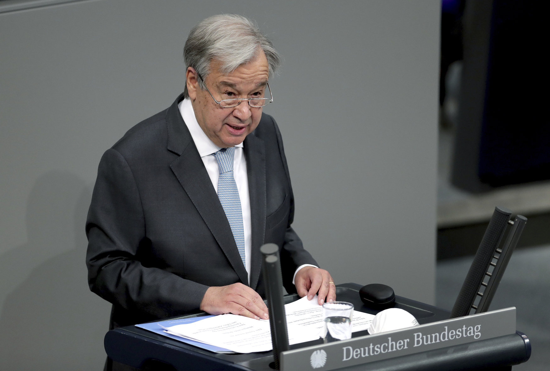Generální tajemník OSN António Guterres.