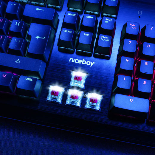 Niceboy ORYX K444 a K610 - kvalitní mechanické klávesnice za skvělou cenu