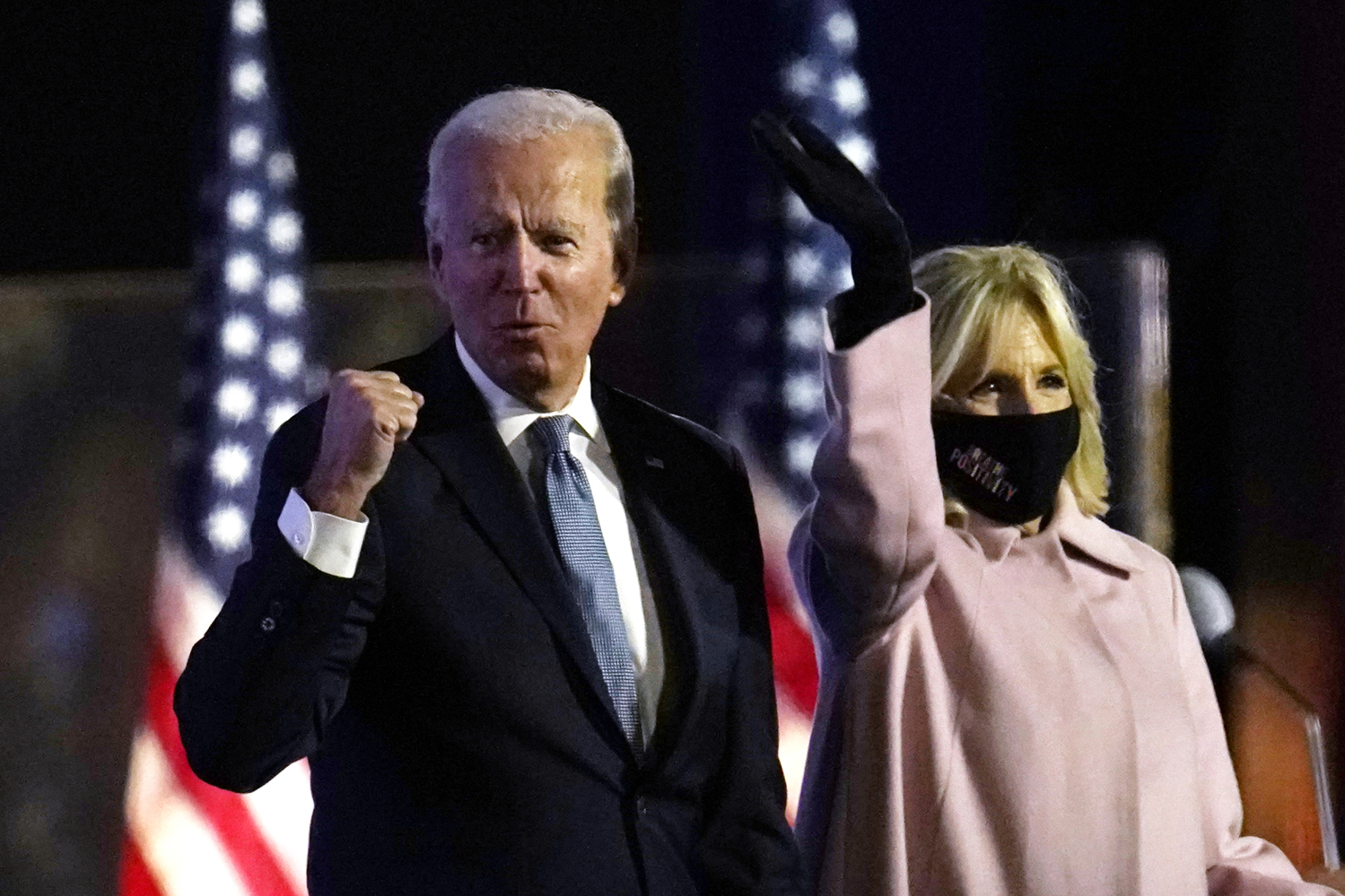 Joe Biden s jeho chotí Jill Bidenovou. 