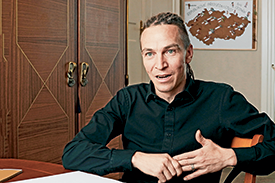 Předseda Pirátů Ivan Bartoš.