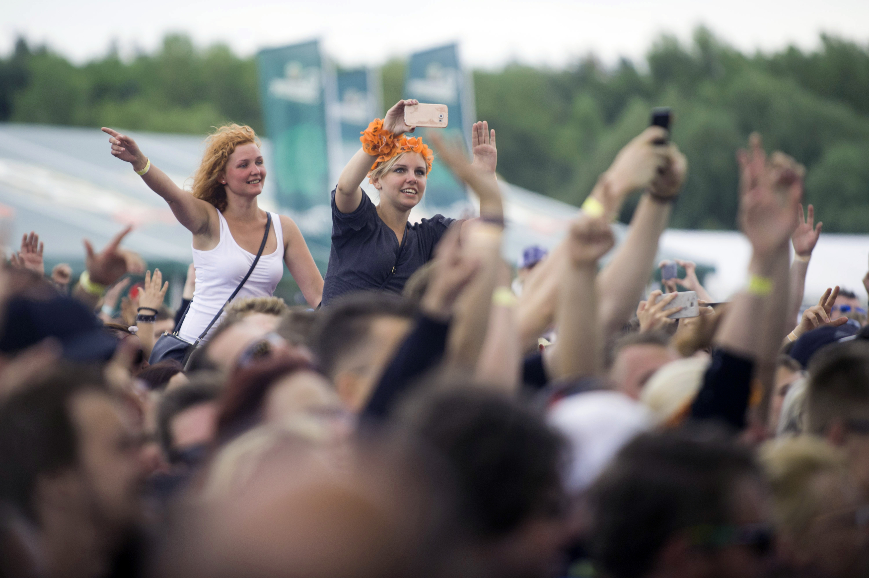 Hudební festival Votvírák v Milovicích.