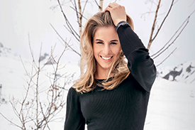 Česká šampionka ve snowboardingu i v alpském lyžování Ester Ledecká.