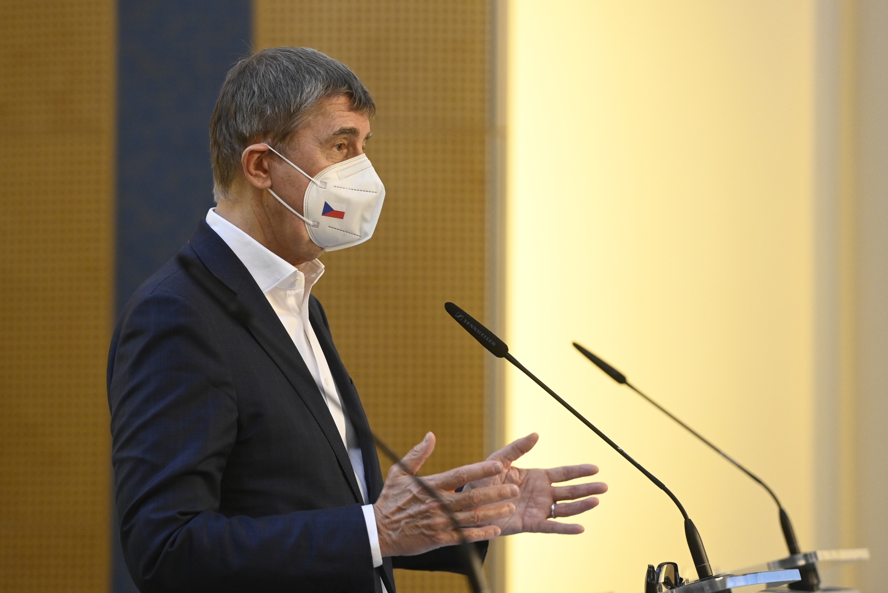 Premiér Andrej Babiš (ANO).