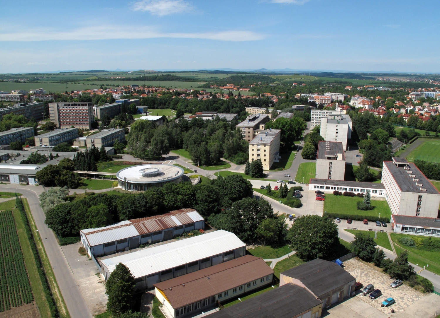 Areál České zemědělské univerzity v Praze.