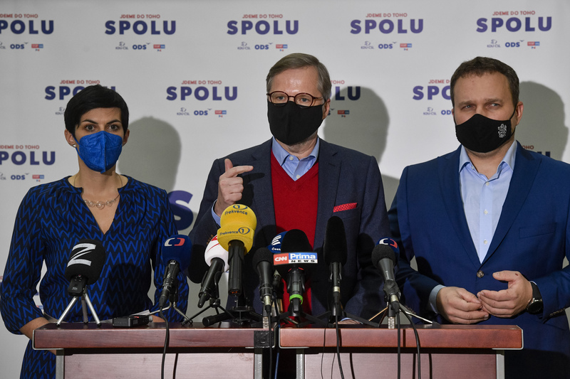 Živě: ODS, KDU-ČSL a TOP 09 jdou do voleb SPOLU