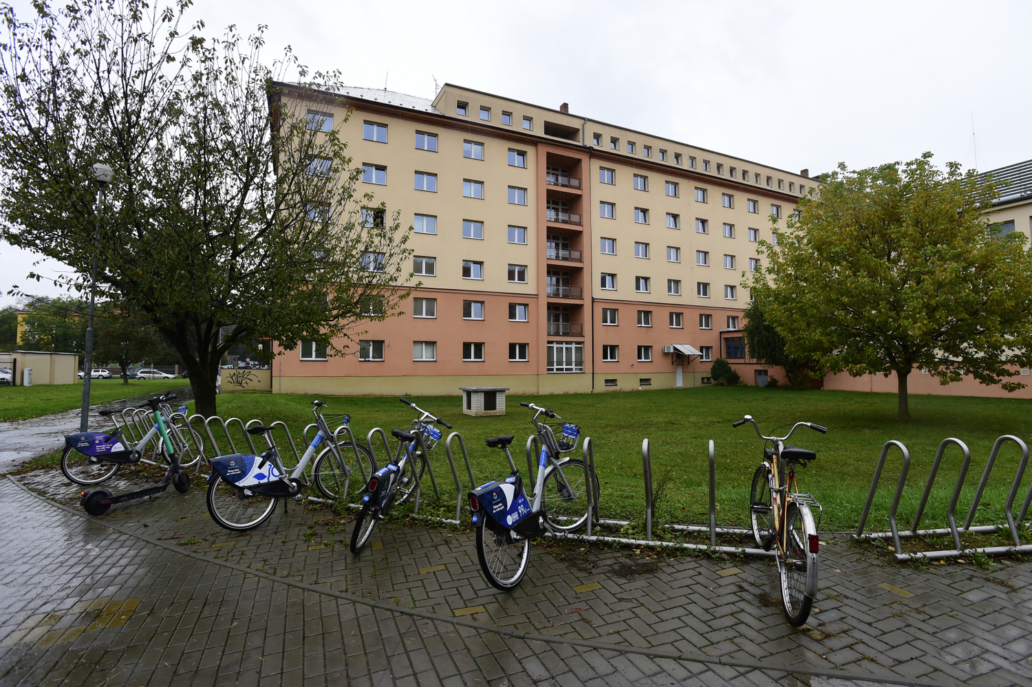 Areál vysokoškolských kolejí Univerzity Palackého v Olomouc.