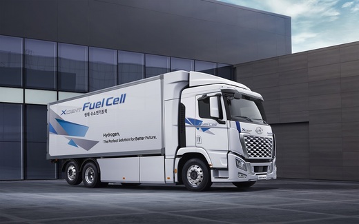 Hyundai XCIENT Fuel Cell Truck.