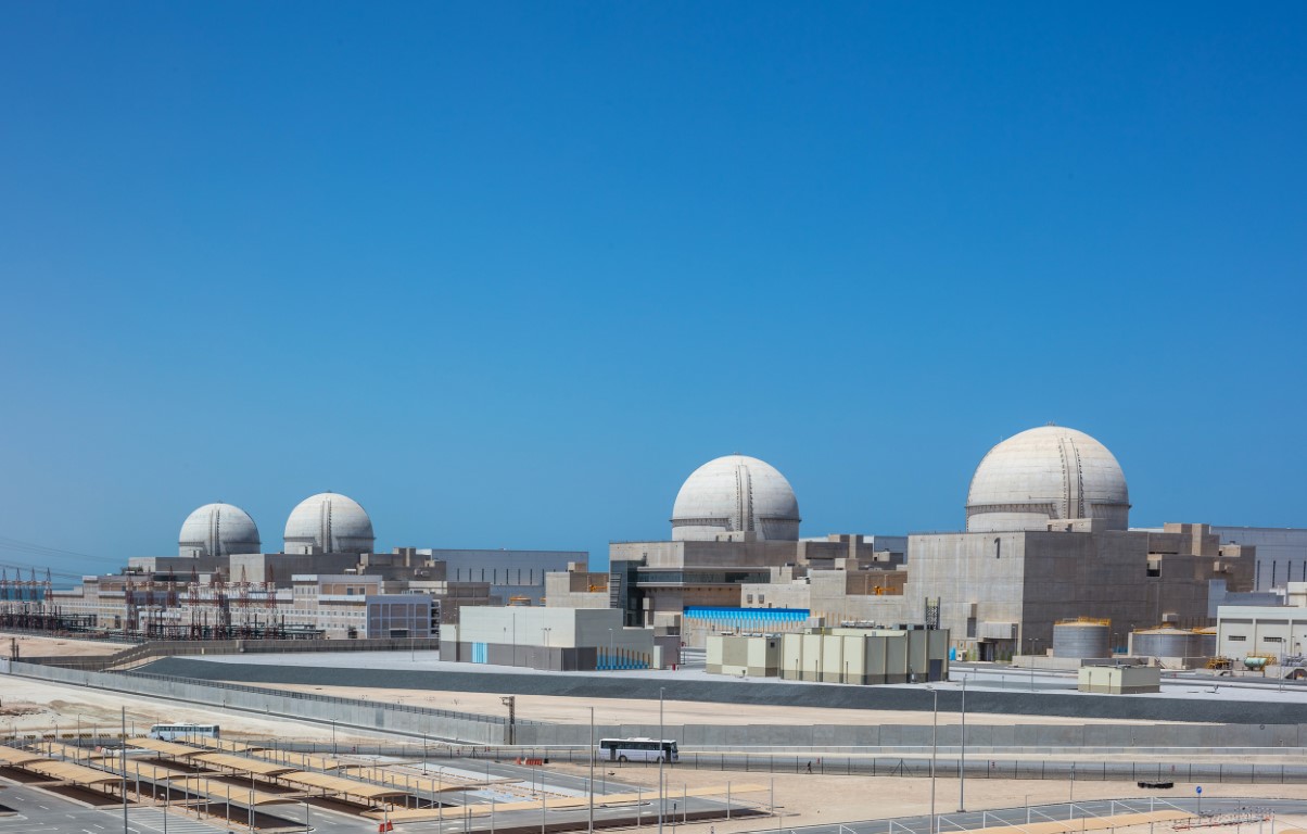 Jaderná elektrárna Baráka ve Spojených arabských emirátech.