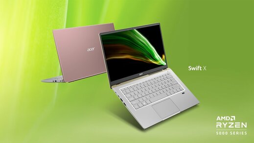 Acer uvádí nové notebooky a počítače s Intel a AMD procesory a výkonnými grafikami RTX řady 3000.