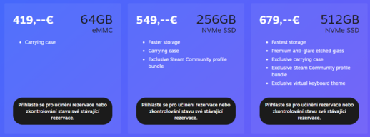 Steam Deck hodlá zatopit Nintendu Switch, konzole přímo od Valve podporuje celou Steam knihovnu.