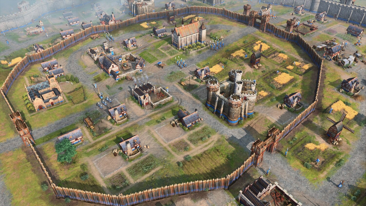 Age of Empires 4 ukazuje obranné i útočné prvky.