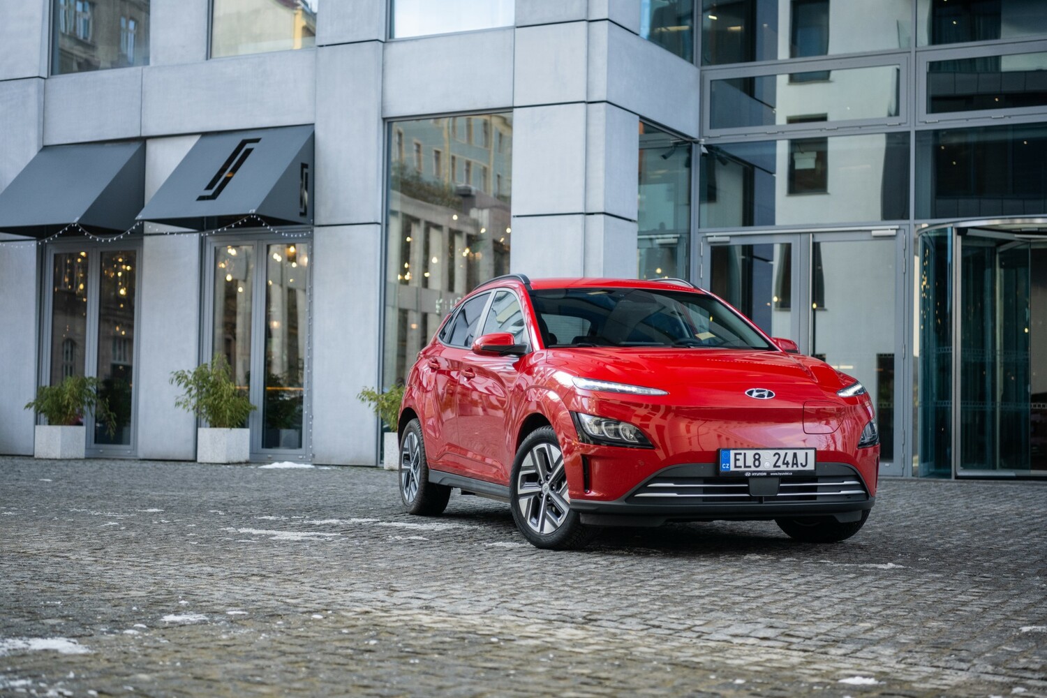 Hyundai Kona Electric.