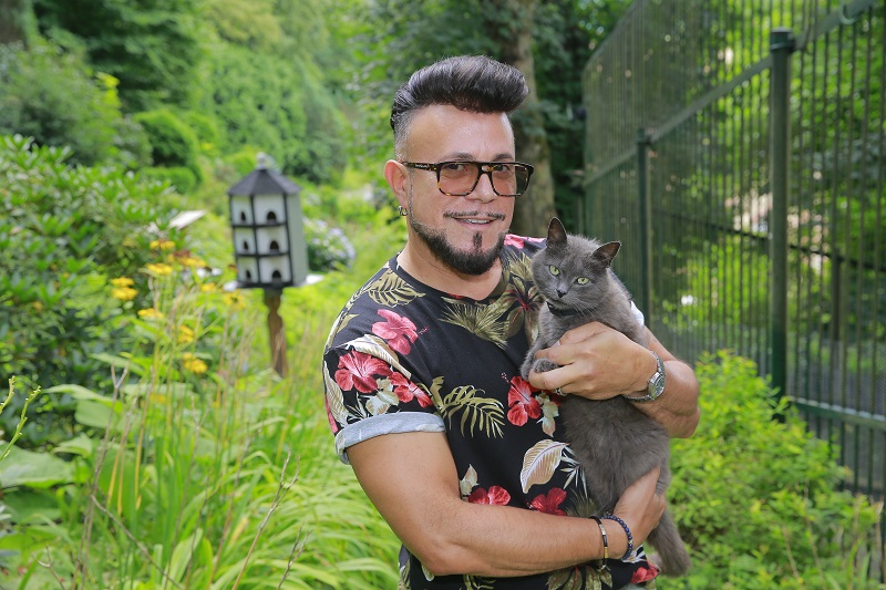 Osmany Laffita má domov plný zvířat. 