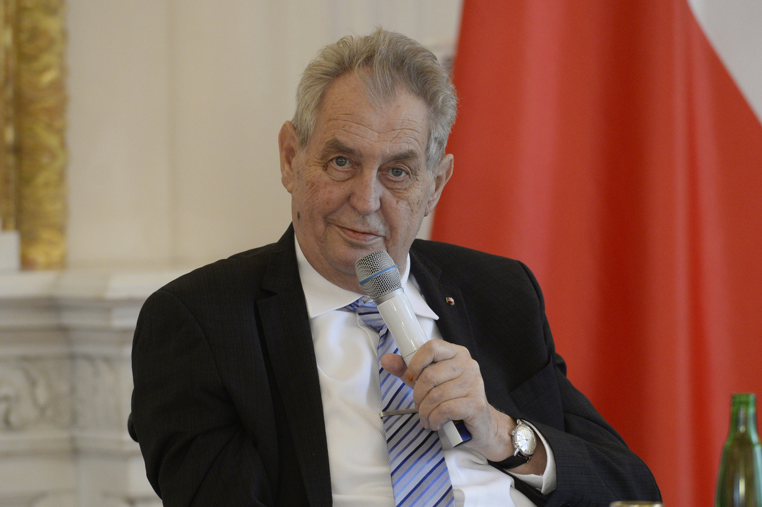 Prezident České republiky Miloš Zeman.