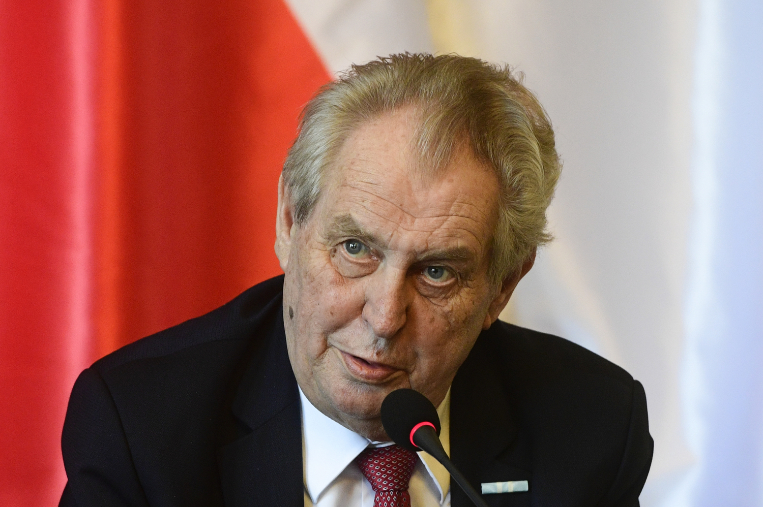 Prezident České republiky Miloš Zeman.