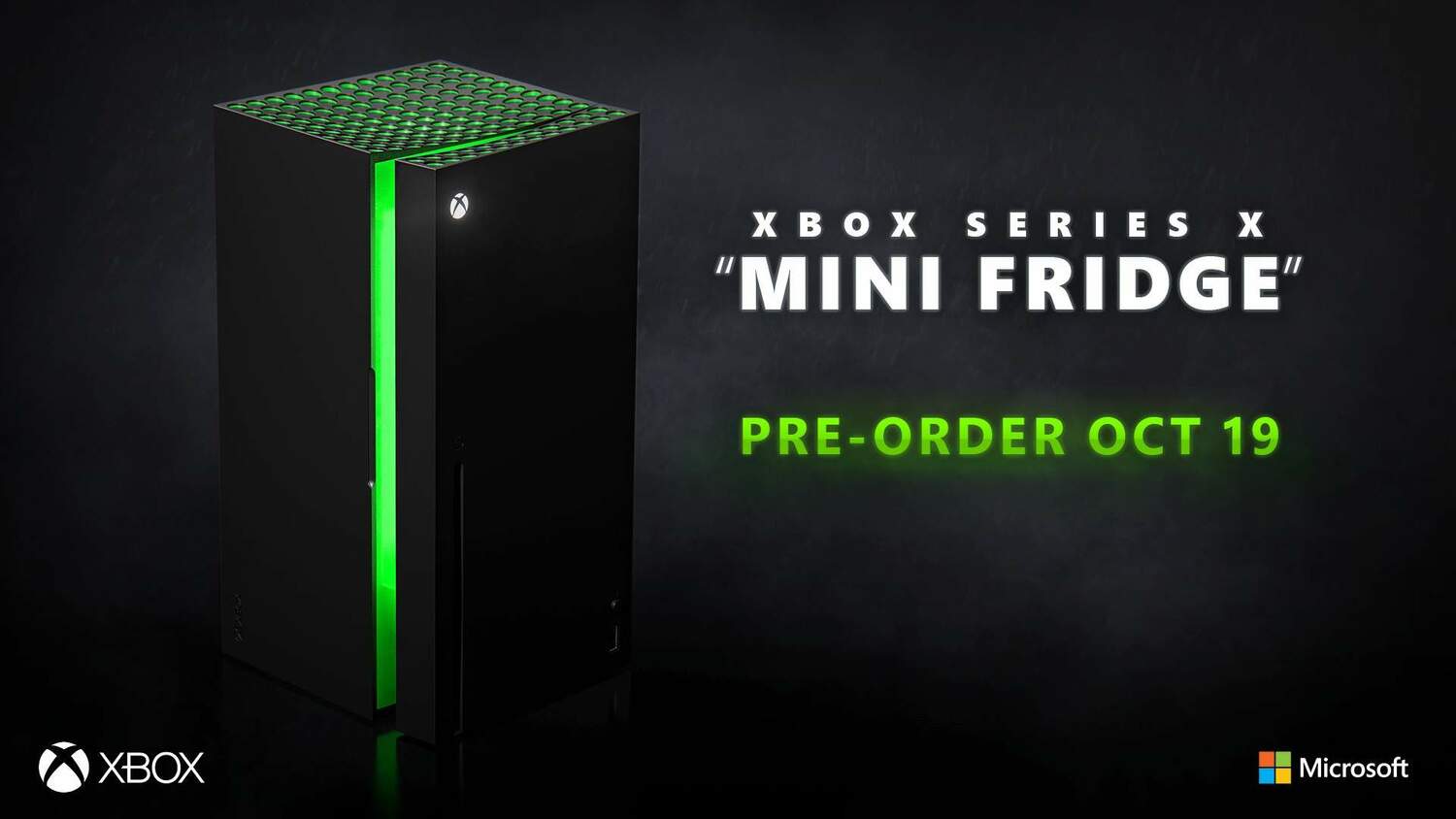 Microsoft začal prodávat malou ledničku ve stylu Xboxu Series X.