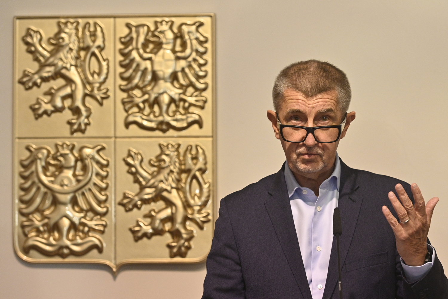 Premiér Andrej Babiš (ANO).
