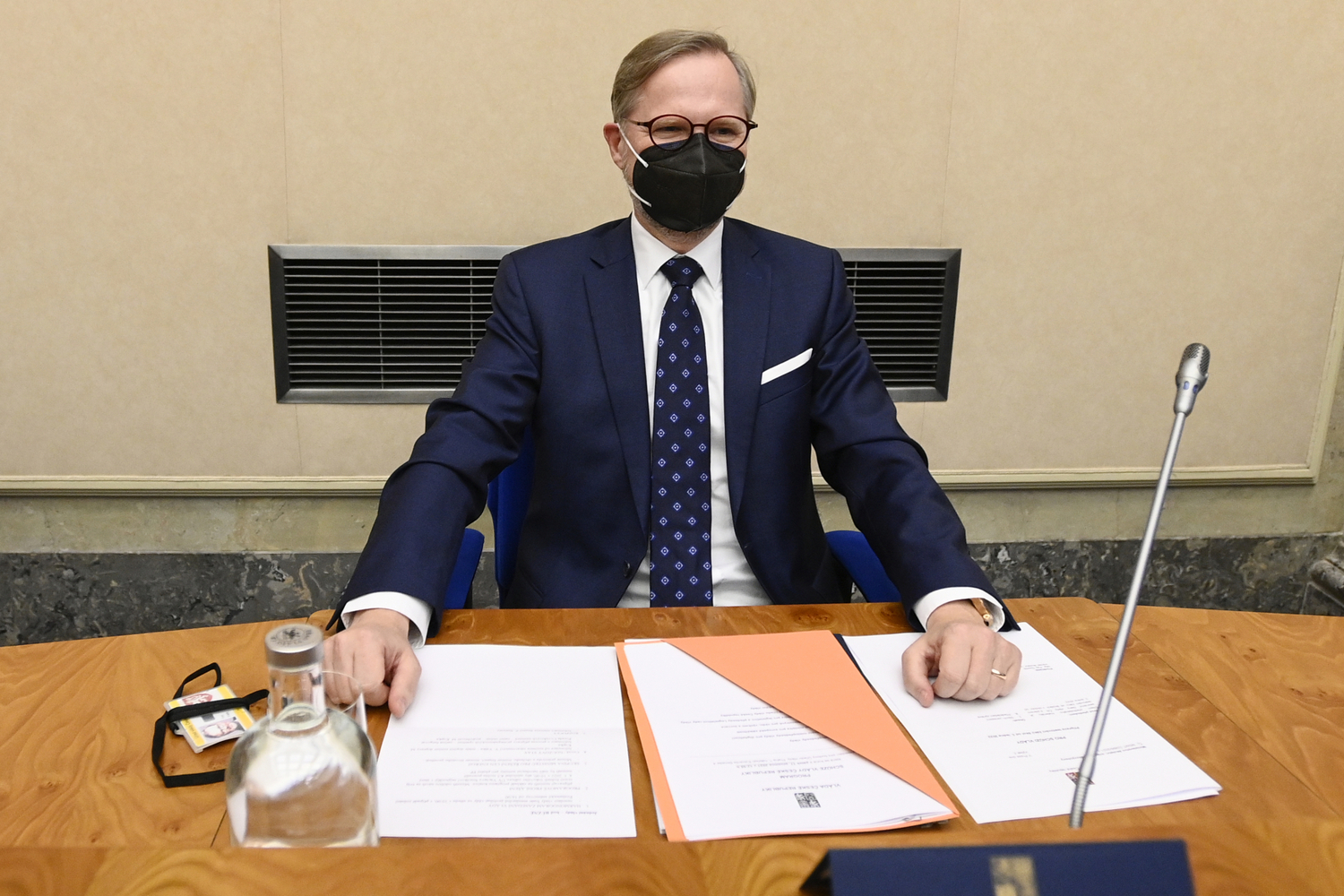 Premiér České republiky Petr Fiala (ODS).