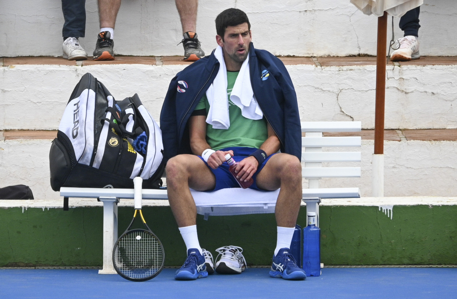 Srbský tenista Novak Djokovič.