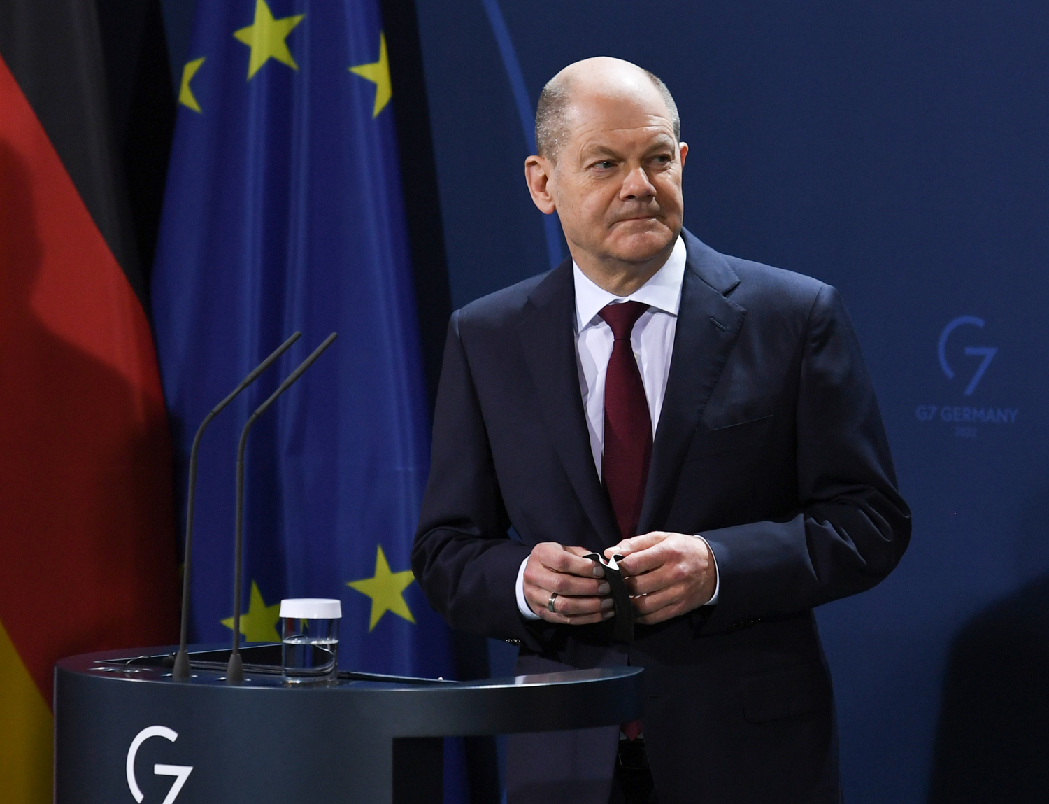 Německý kancléř Olaf Scholz.
