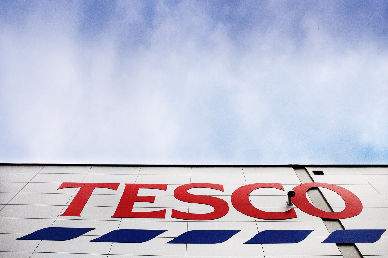 Potravinová sbírka společnosti Tesco.