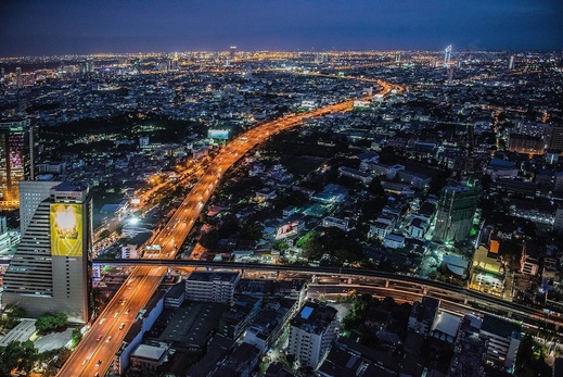 Hlavní město Thajska Bangkok.