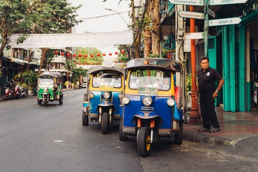 Hlavní město Thajska Bangkok.