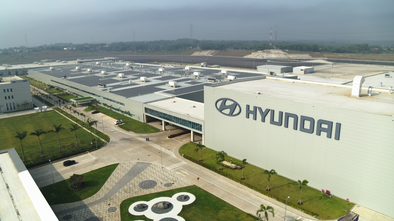 Nový výrobní závod automobilky Hyundai v jihovýchodní Asii. 