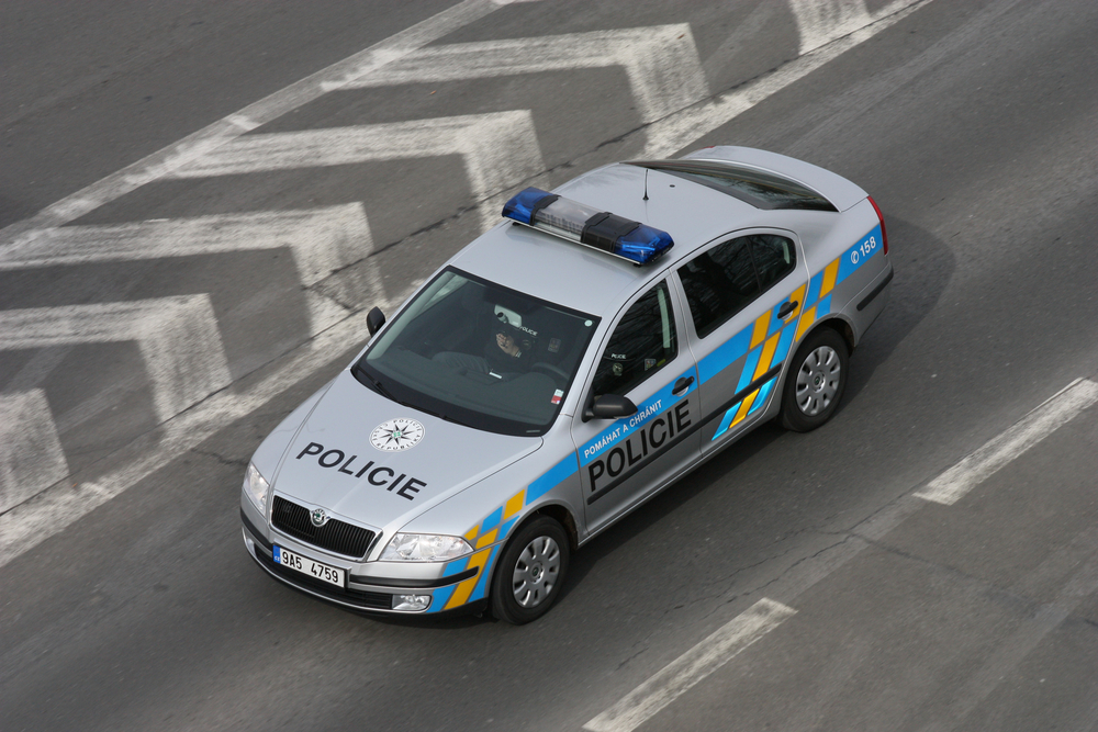 Služební vůz Policie České republiky (ilustrační foto).