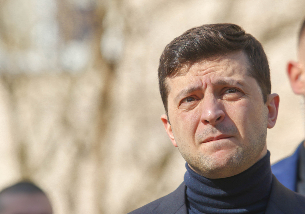 Ukrajinský prezident Volodymyr Zelenskyj.