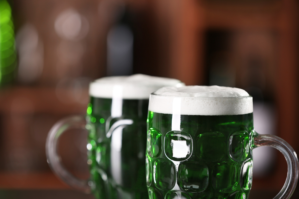 Zelené pivo (ilustrační foto).