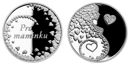 Originální stříbrná mince.