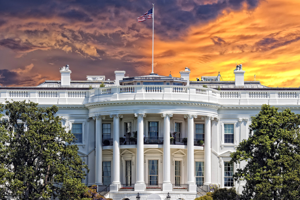 Bílý dům ve Washingtonu DC.