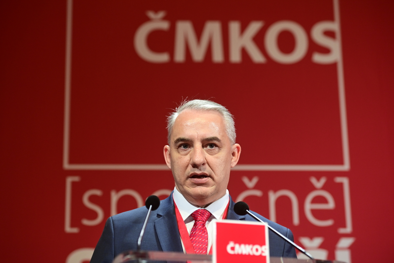 Předseda ČMKOS Josef Středula.