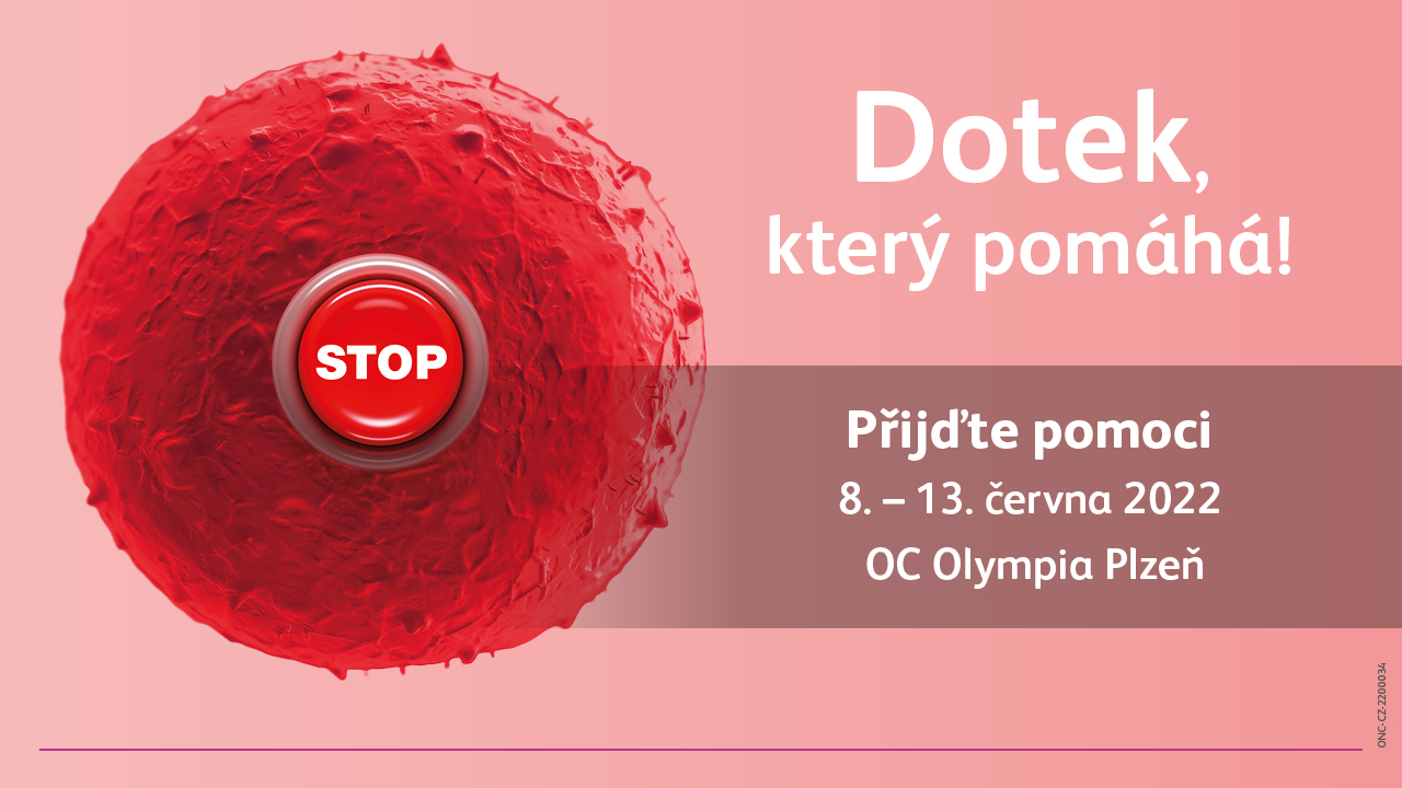 Plzeňská část kampaně o nové léčbě rakoviny.