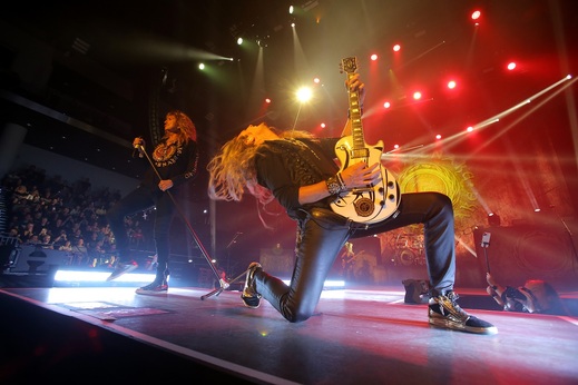 Pražský koncert kapel Whitesnake a Europe.