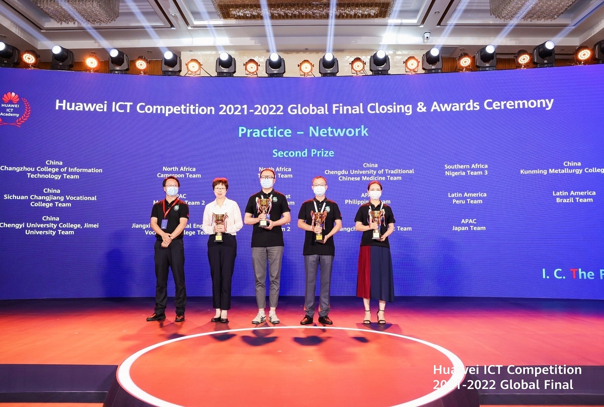 Soutěž Huawei ICT Competition 2021-2022.