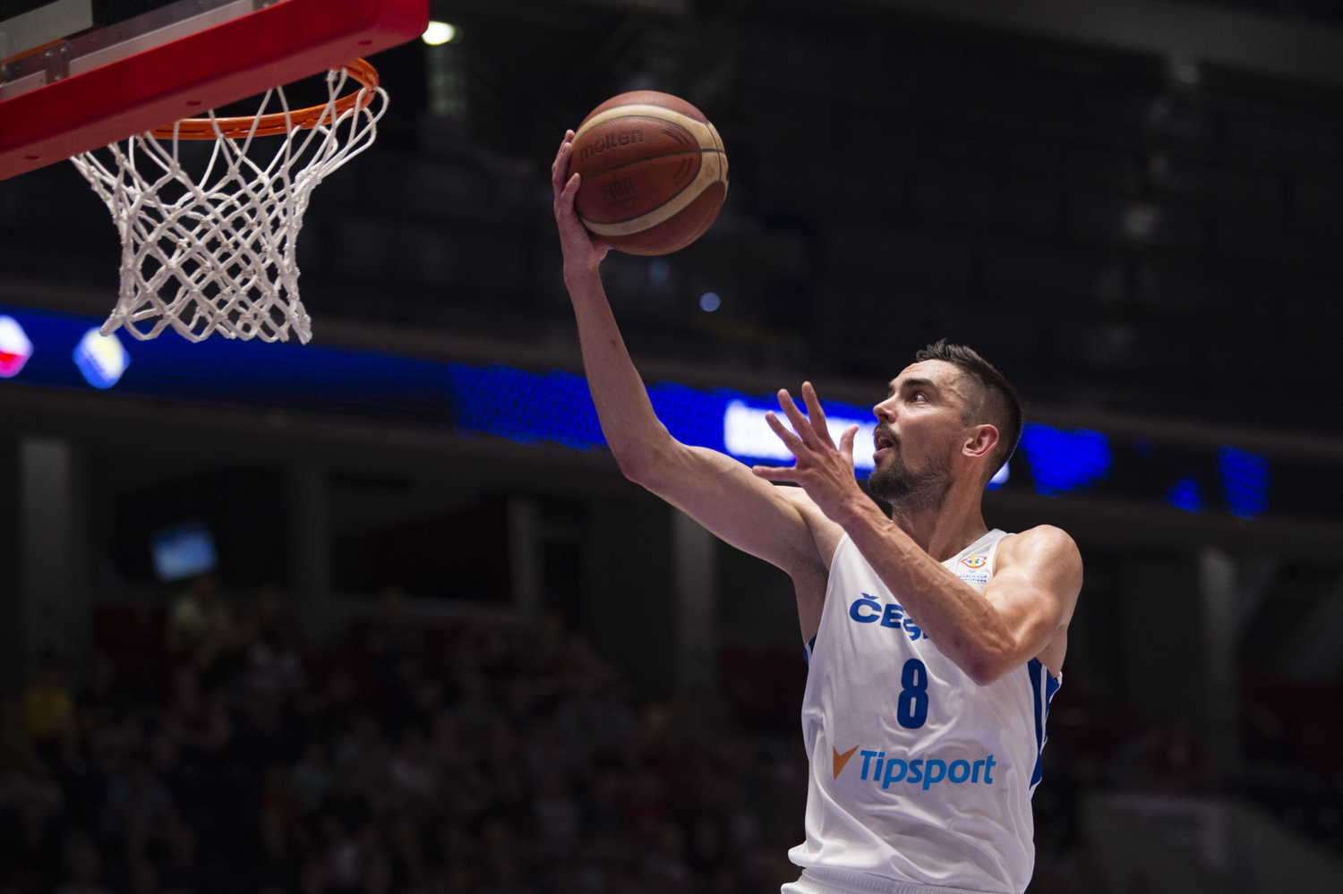 Český basketbalista Tomáš Satoranský.