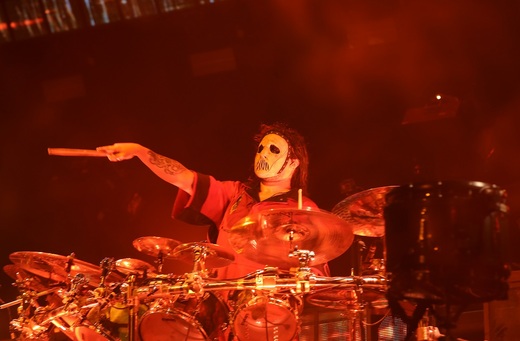 Koncert americké metalové kapely Slipknot v pražské O2 areně.