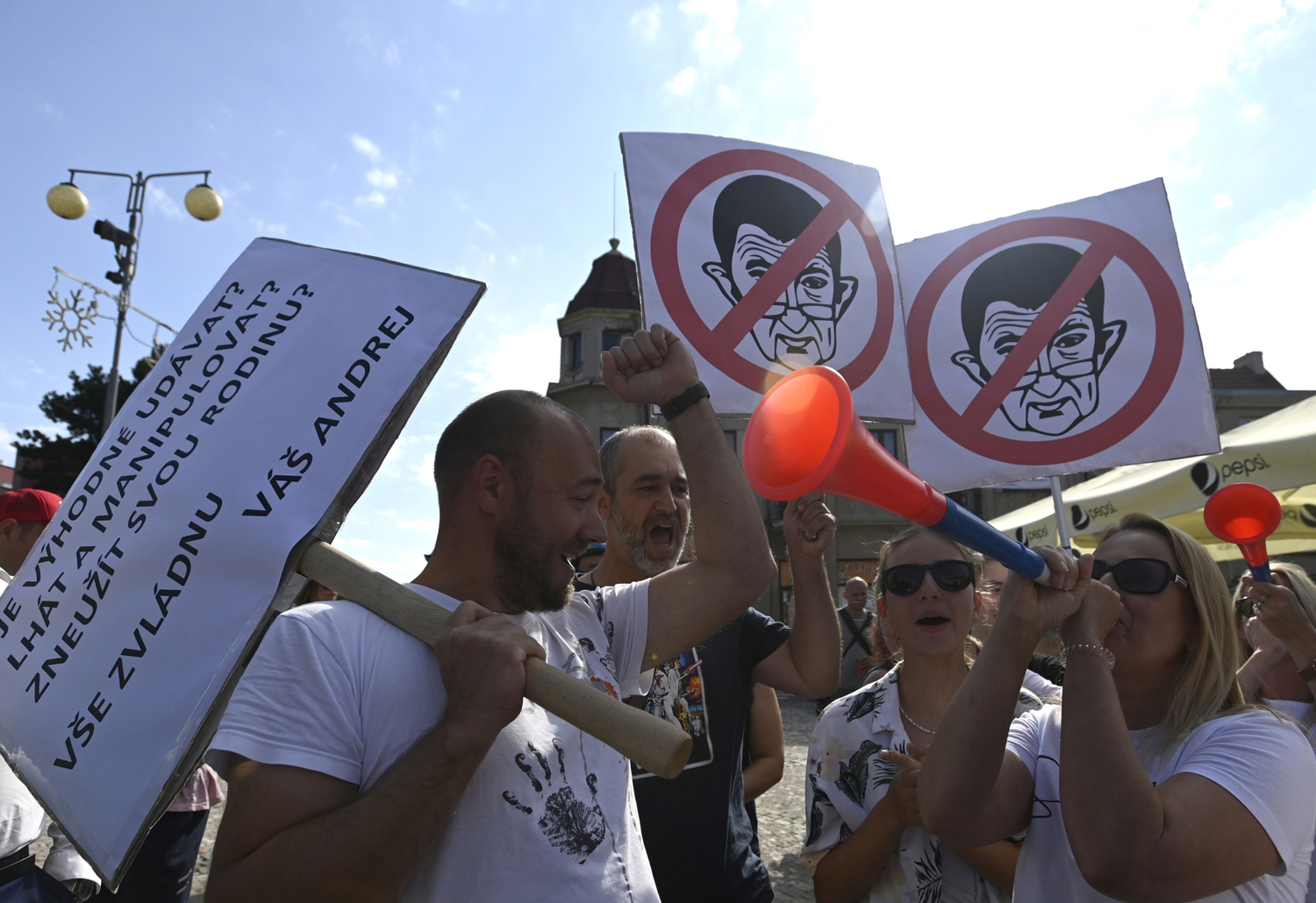 Předseda hnutí ANO Andrej Babiš navštívil 11. srpna 2022 Unhošť (Kladensko).