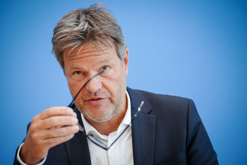 Německý ministr hospodářství Robert Habeck.