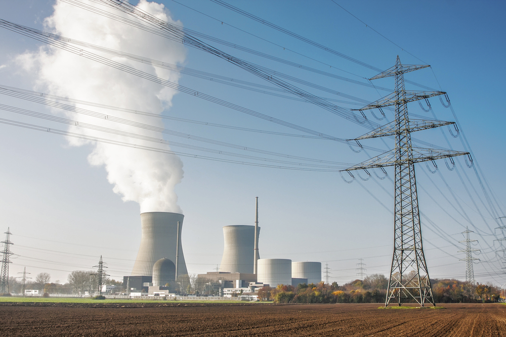 Jaderná elektrárna v Německu (ilustrační foto).